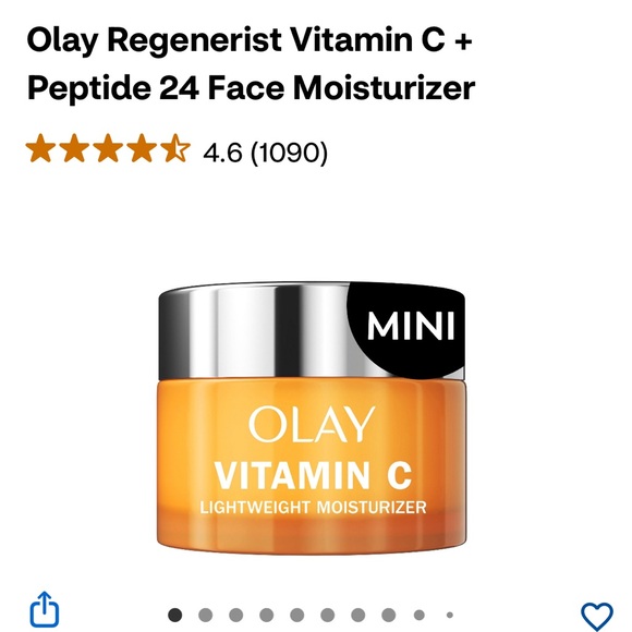 OLAY Vitamin C Mini Hydrating Cream - Bright - Picture 5 of 10